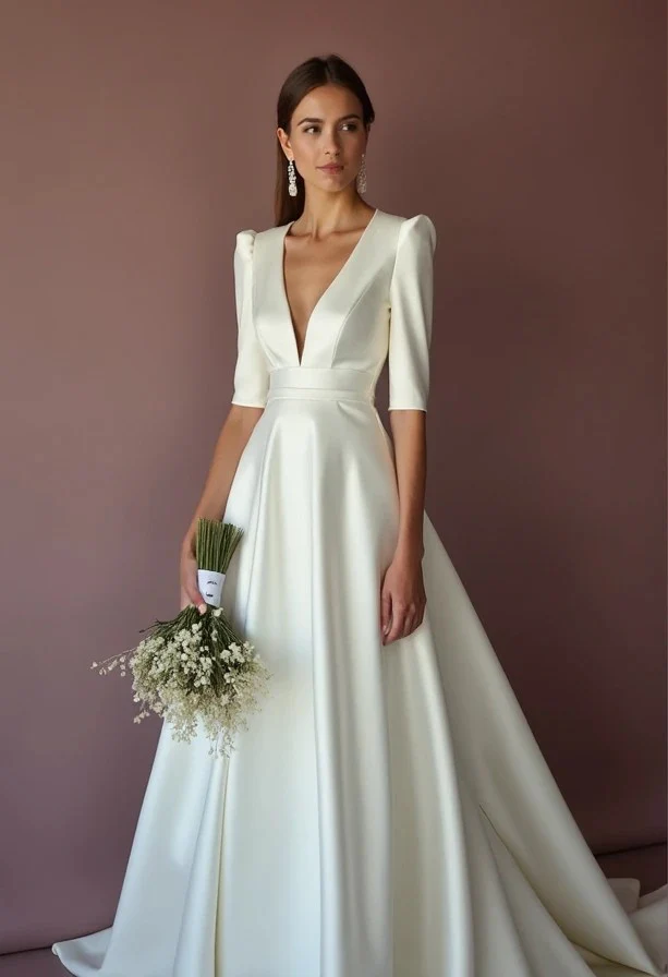 Stunning White Princess Ball Gown Wedding Dress for an Unforgettable Look - Image 2