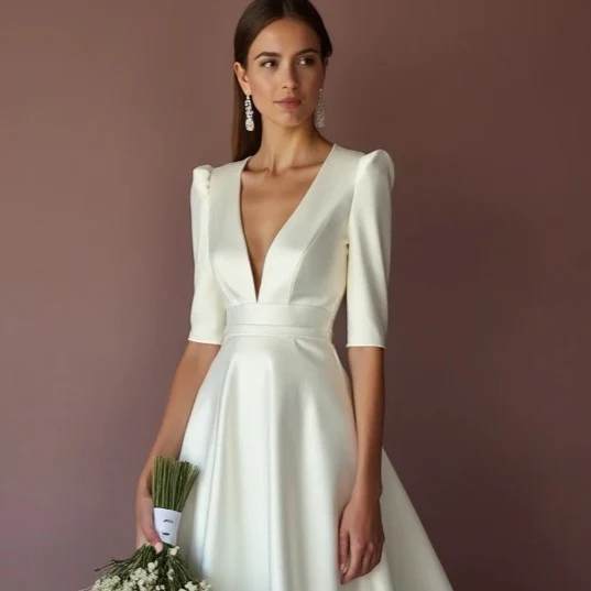 Stunning White Princess Ball Gown Wedding Dress for an Unforgettable Look - Image 4