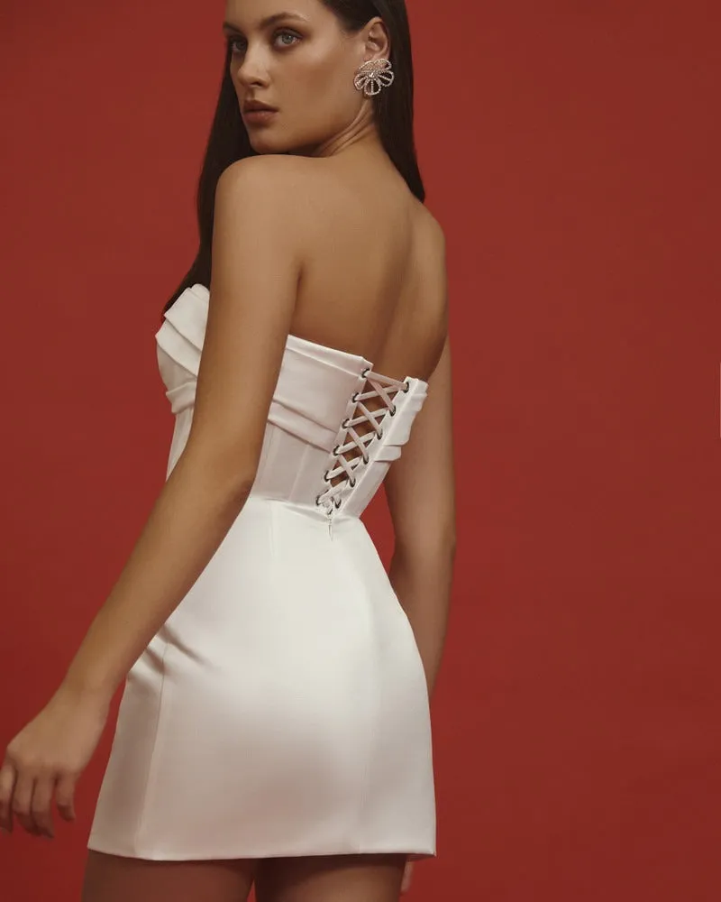 Detachable A-Line Skirt Train with Side Slit Wedding Dress Vestido De Novia Court Train Dress Satin Bow Bridal Gown Skirt Dress - Image 3