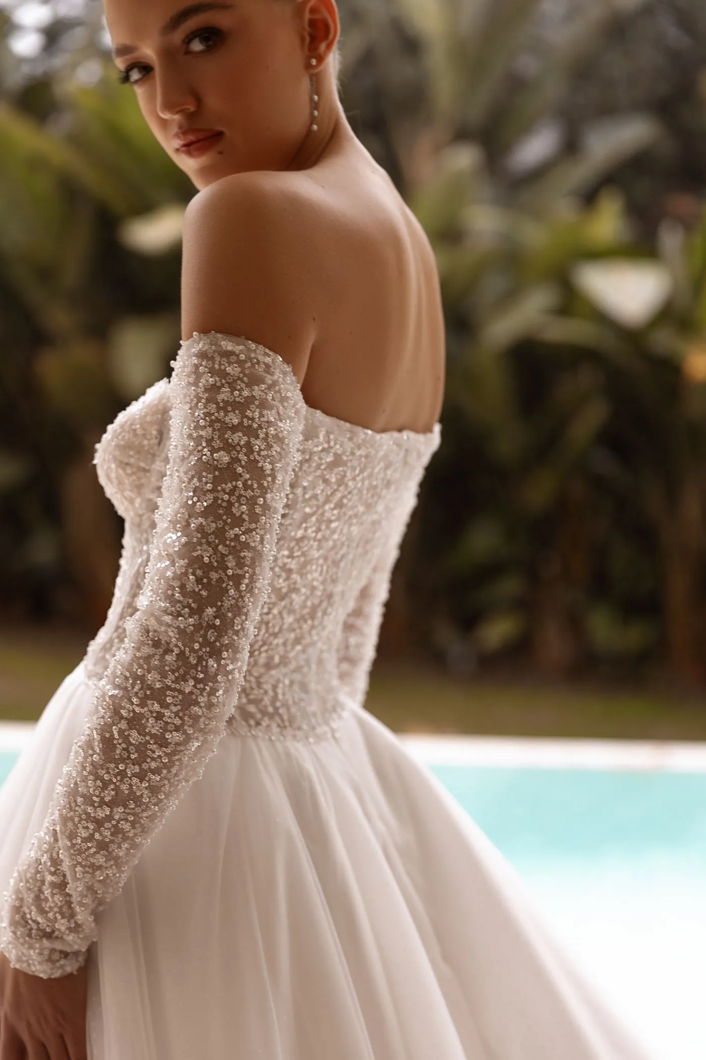 Sweet A-line Wedding Dresses Elegant Appliques Dress For Bride Off the Shoulder Customized Gown Vestido De Novia - Image 3