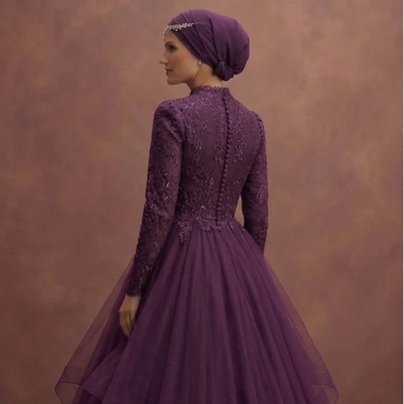 Tulle Muslim Prom Dresses – Princess-Inspired Modest Styles - Image 5