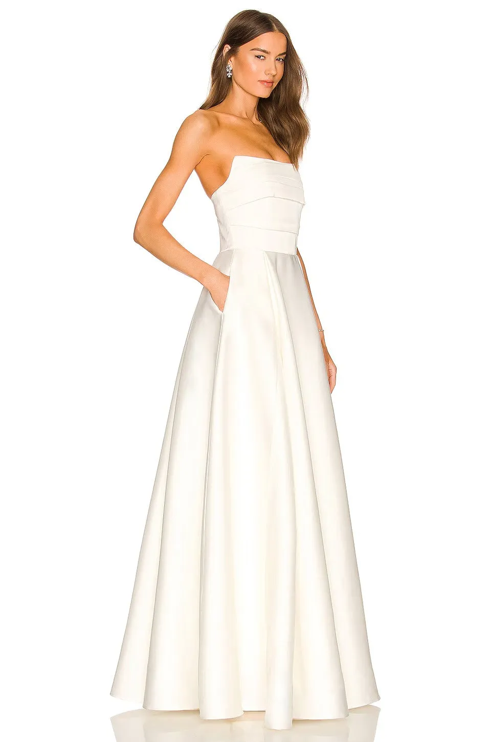 Wedding Dress Vestido De Novia Satin Bridal Gown Modern Sleeveless Bow Mermaid Court Train Princess - Image 2