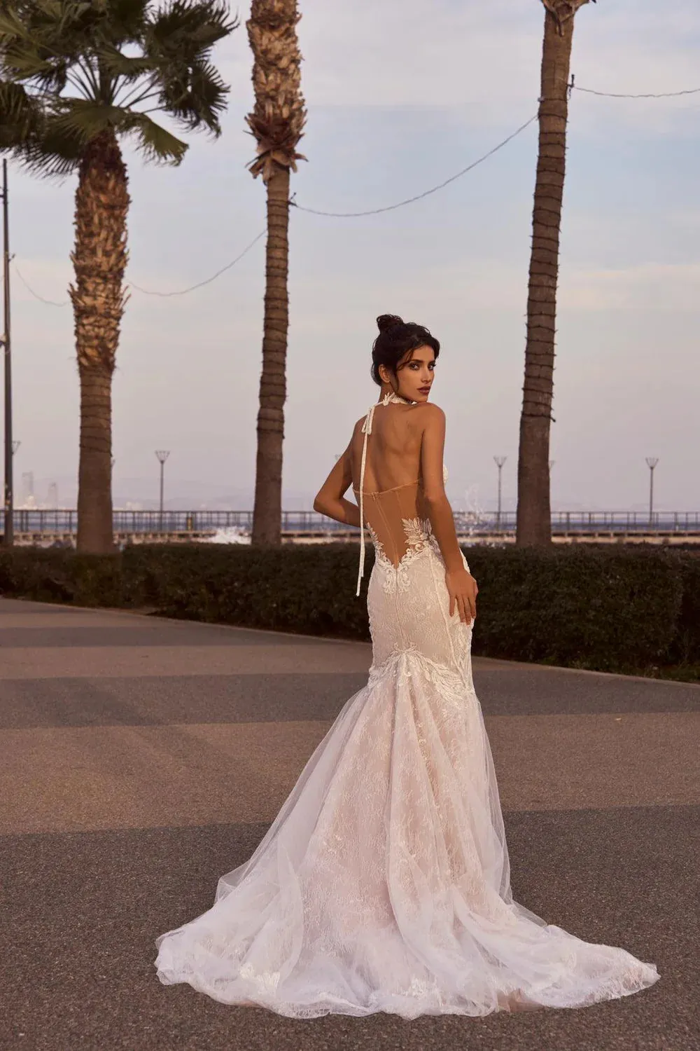 Vintage Backless Wedding Dresses Illusion Mermaid Sleeveles Lace Appliques Ceremony Vestidos De Novia Customised - Image 2