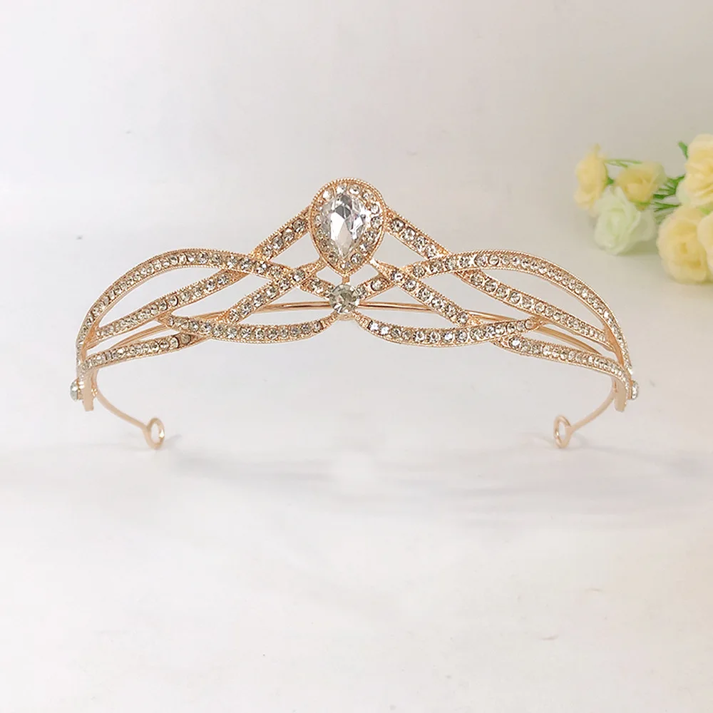 Vintage Crown For Women Girl Princess Queen Bridal Tiara And Crown For Wedding Bride Headdress Party Prom Hair Jewelry Headpiece - Image 7