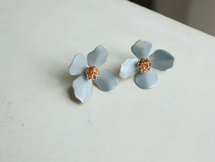Wedding Accessories Blue Flower Hair Comb Pin Clip Leaf Hairpins For Brides Bridesmaids Women Headpiece Headband Bridal Jewelry - Image 12