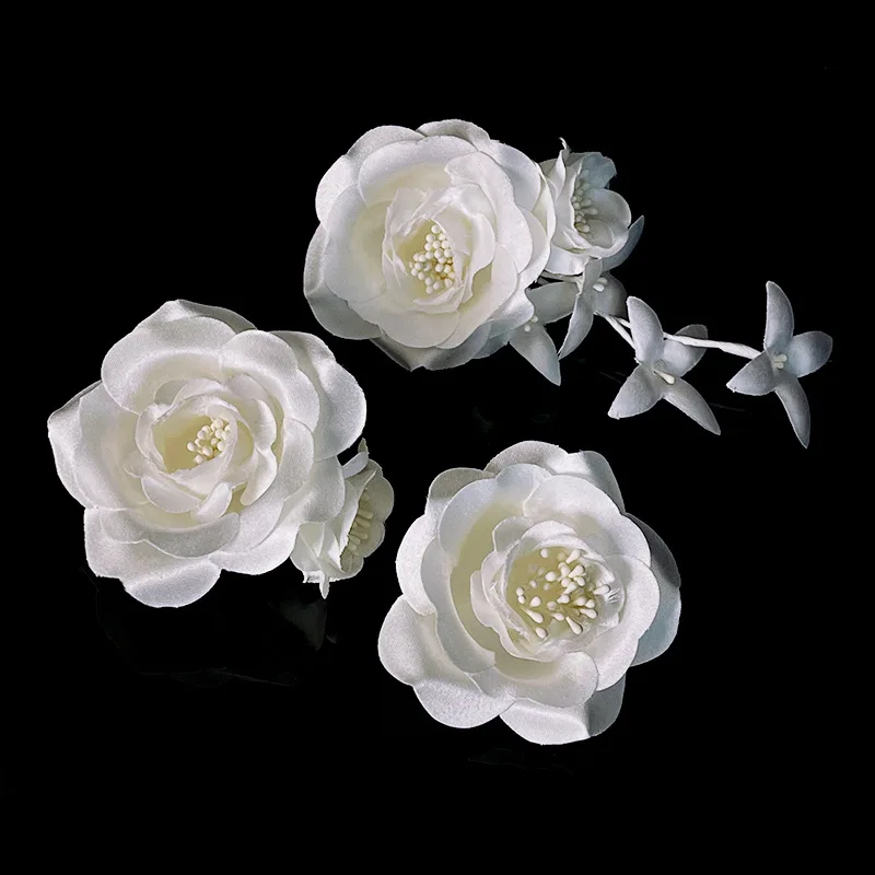 Wedding Accessories Flower Hair Pin Clip Party Evening Dress Hairpins For Bride Bridesmaids Headdress Head Pieces Bridal Jewelry - Image 5