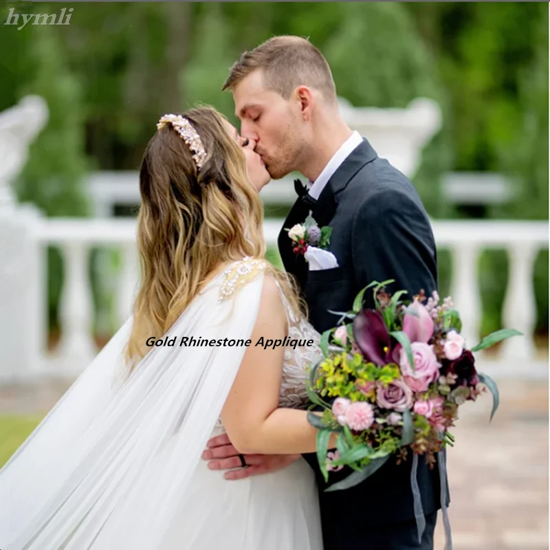 Wedding Accessories Veil Popular Bridal Veil Cape Veil Rhinestone Appliques Wedding Veil 106" Wide X 120" Long