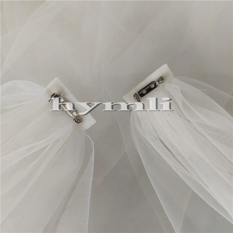 Wedding Cape, Bridal Cape Veil ,Wedding Cape Veil, Modern Veil, Drape Veil Cape in White, Off White , Ivory , Champagne - Image 4
