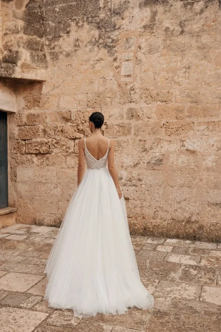 Wedding Dresses Boho Spaghetti Straps Appliques A-Line Princess Bridal Dress Elegant Plus Size Wedding Gown - Image 2