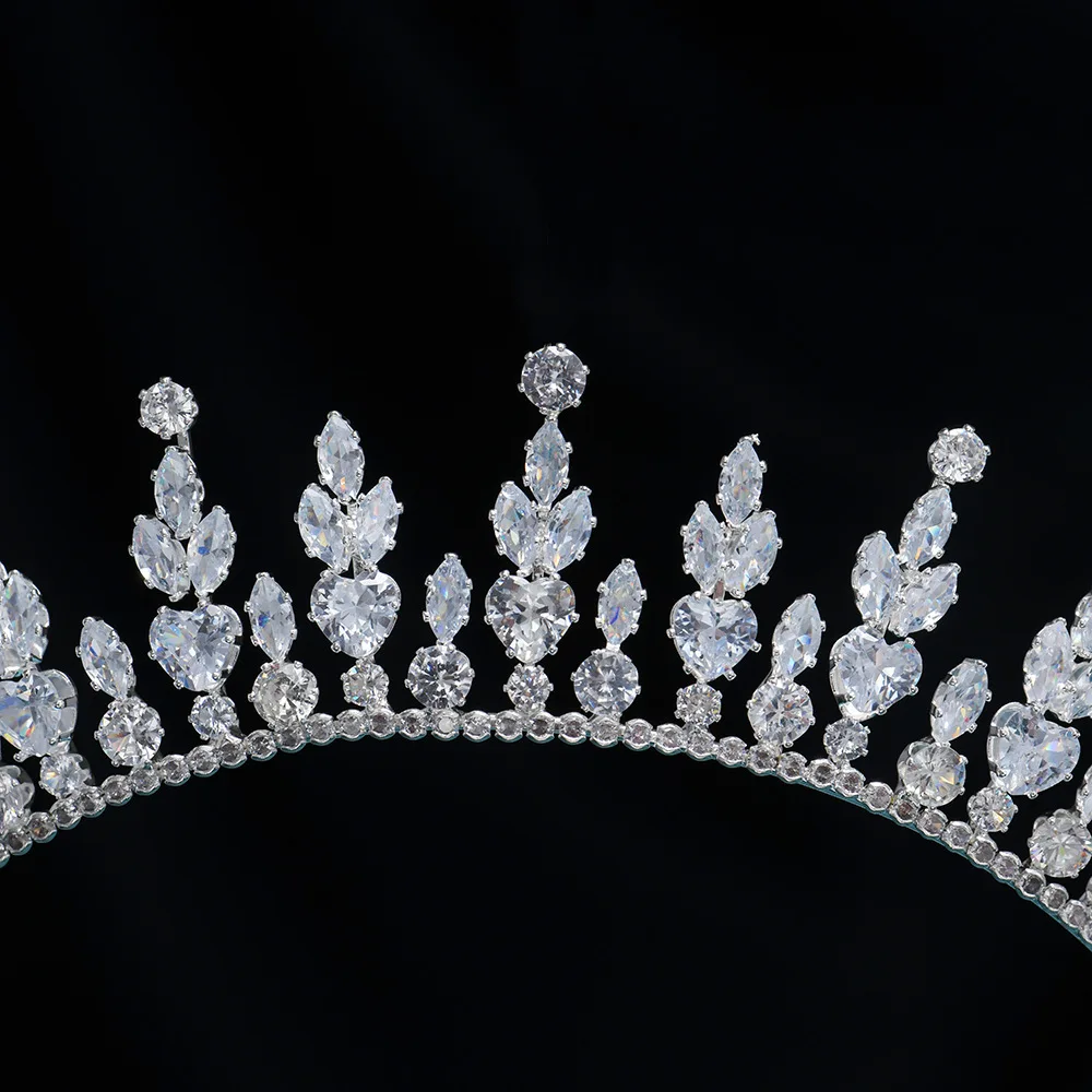Wedding Hair Accessories AAA Zircon Tiaras and Crowns Zirconia Headpiece For Brides Women Birthday Gifts Headband Bridal Jewelry - Image 3