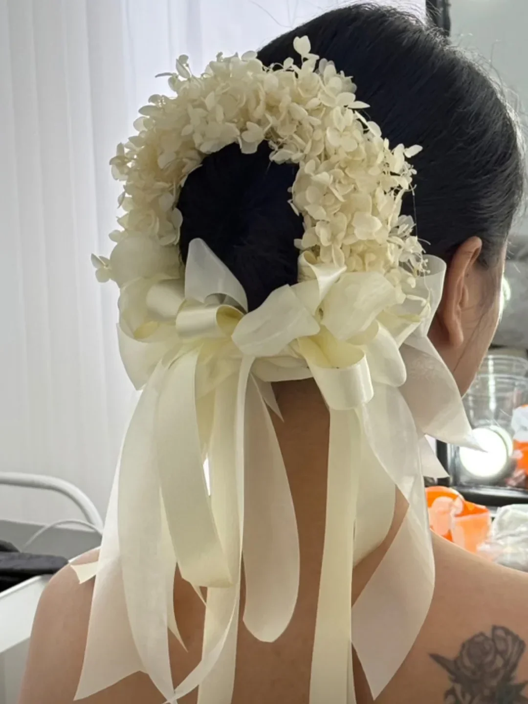 Wedding Hair Accessories Flower Headband Hairband Pink Ivory Headpiece Bride Bridesmaids Women Headwear Headdress Bridal Jewelry - Image 5