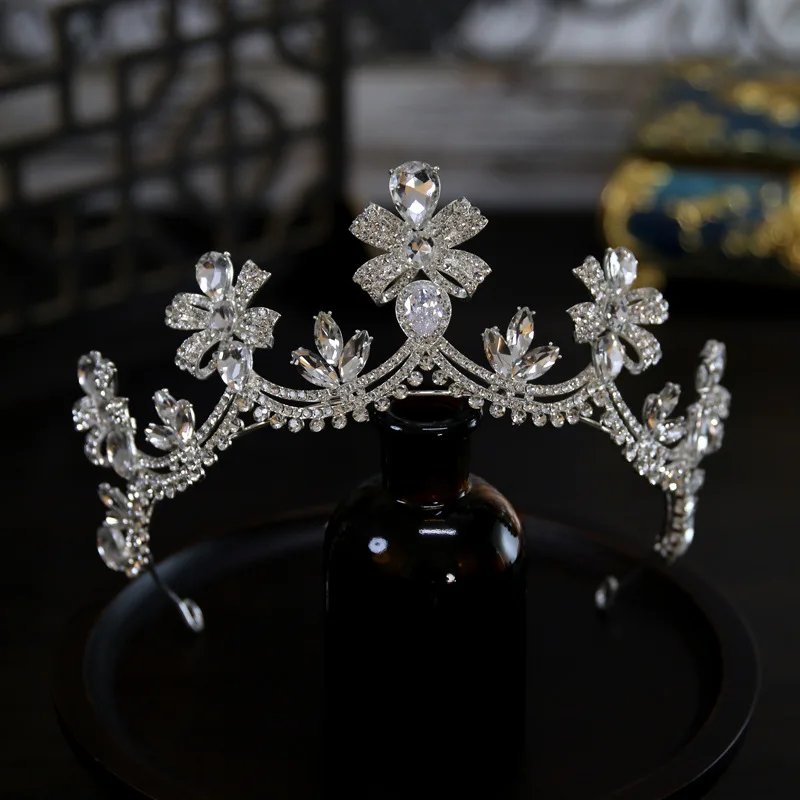 Wedding Hair Crowns For Bride Hair Accessories Princess Queen Bridal Tiara Crown For Pageant Women Party Prom Wedding Headdress - Image 7