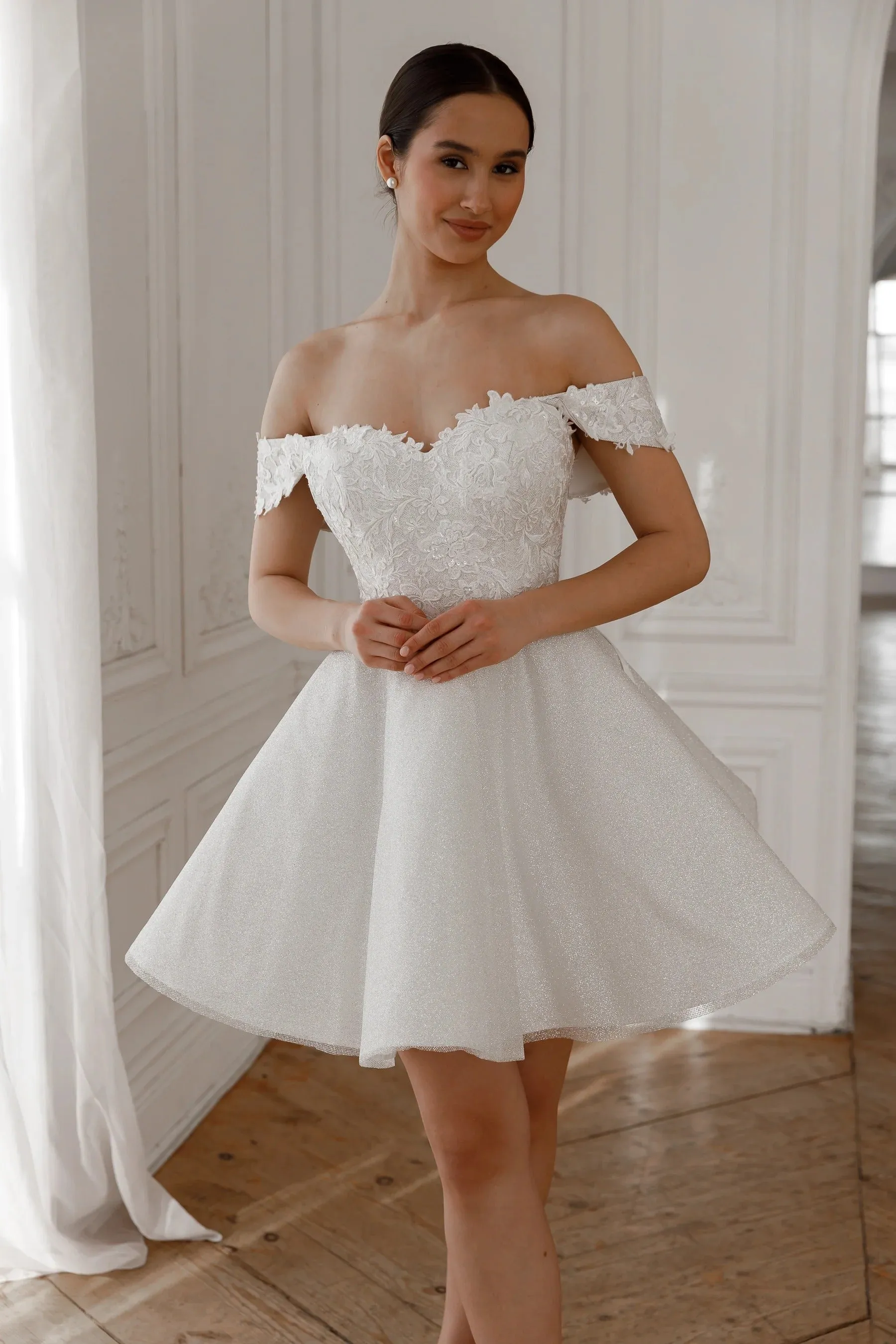 Strapless with Lace Modern Vestido De Novia Wedding Dress Princess Bow Court Train Dress Mermaid Gown Satin - Image 7