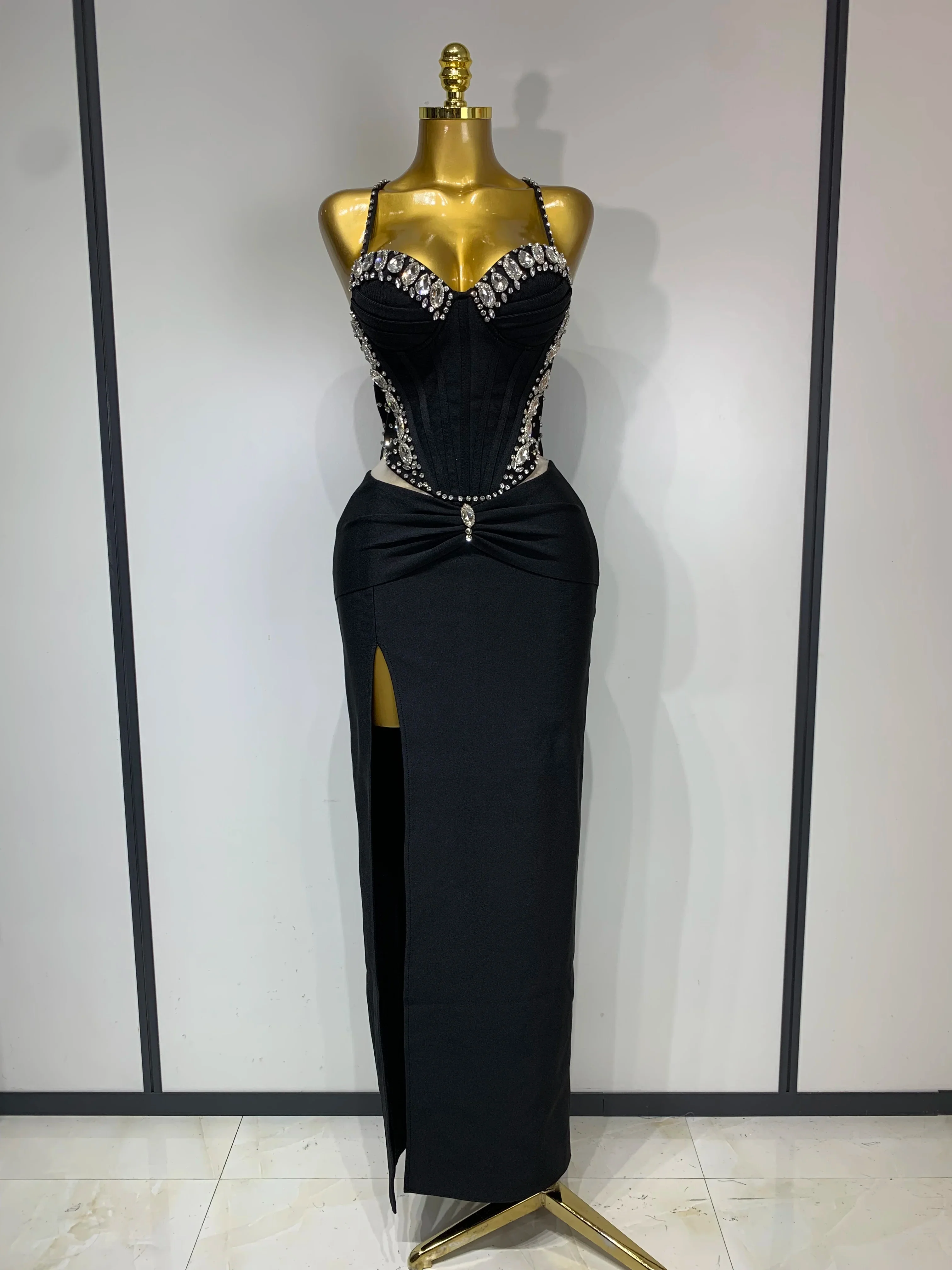 Women Sexy Backless Bodycon Sleeveless Bandage Dress Elegant Prom Gown Club Evening Party Luxury Birthday Wedding Guest Dresses - Image 7