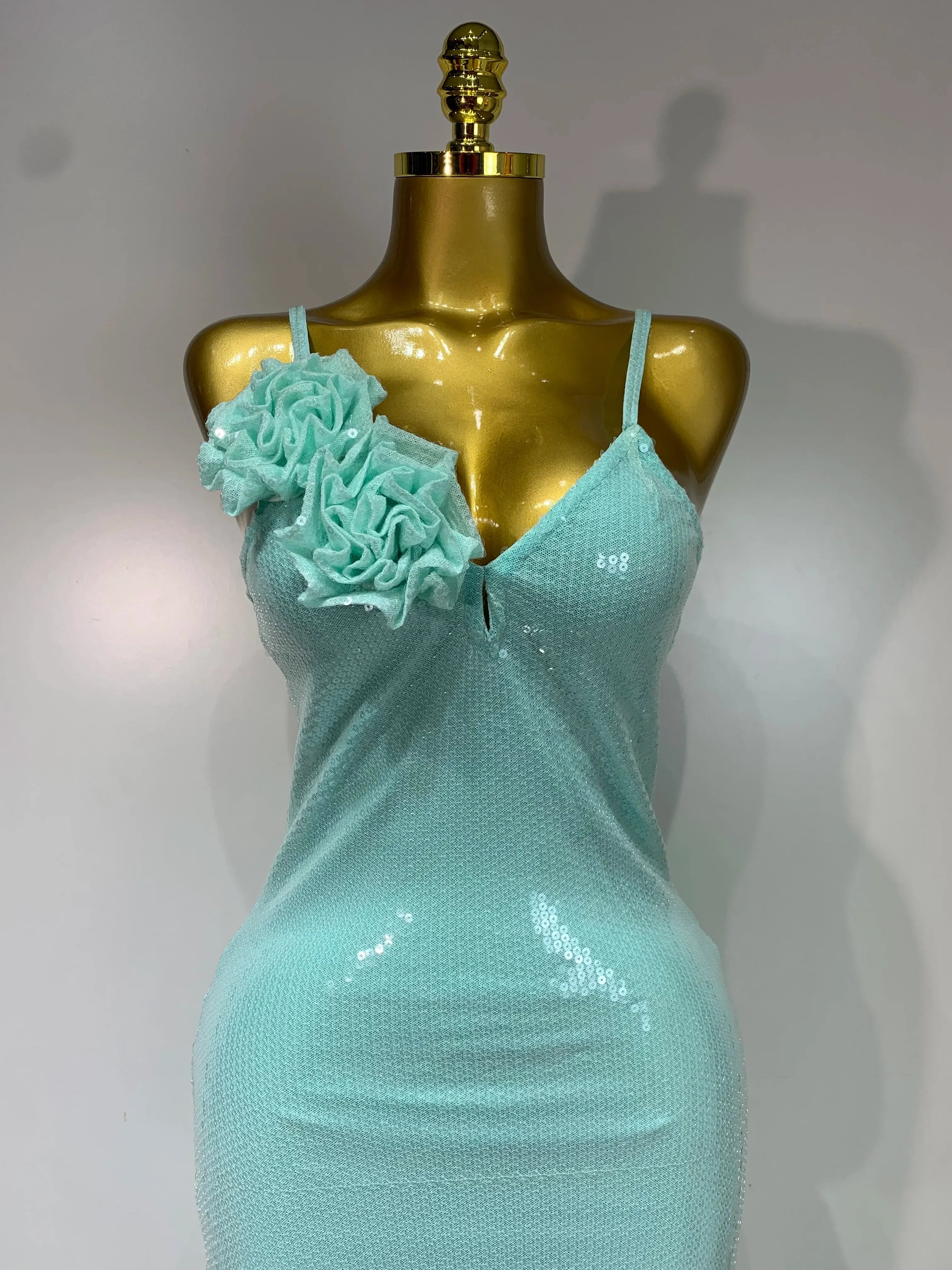 Women Sexy Sling V Neck Appliques Sequines Glitter Bodycon Long Dresses  Luxury Birthday Party Celebrity Evening Prom Gown - Image 4
