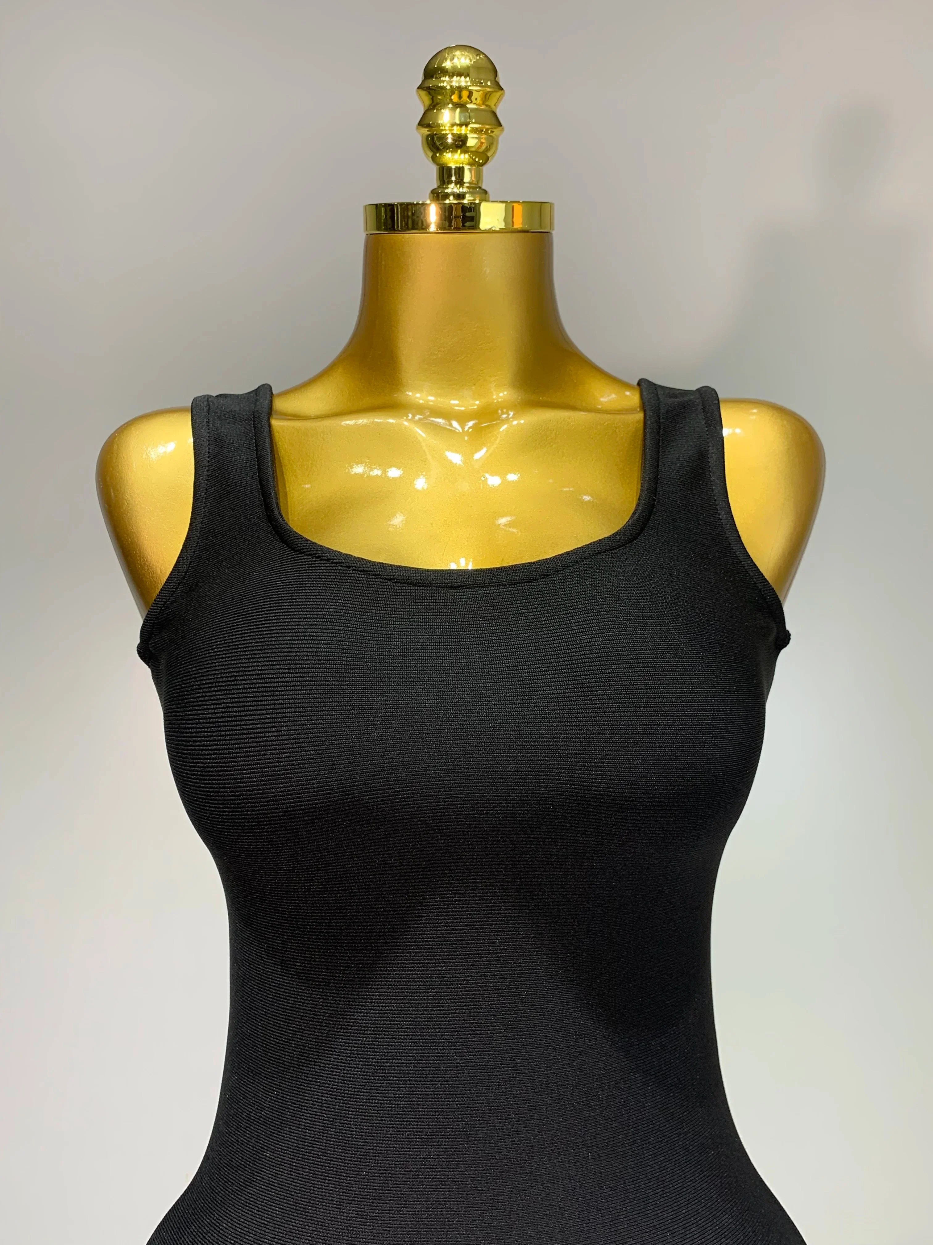 Women Spaghetti Strap Bodycon Short Dress Black Pleated Ruffle Hem Sleeveless Evening Party Cocktail Elegant Birthday Dresses - Image 5
