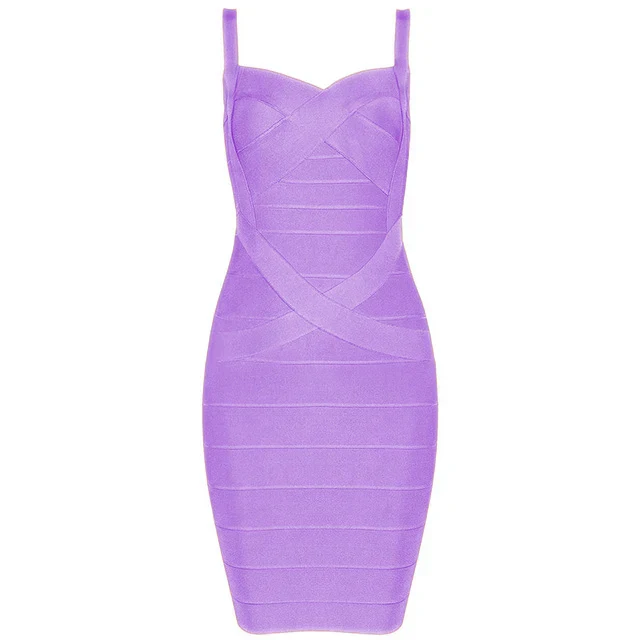 Women'S Sexy Bandage Dresses Christmas Autumn Sleeveless Spaghetti Belt Stretching Fitness Club Party Dress Mini Bodyconvestodos - Image 19