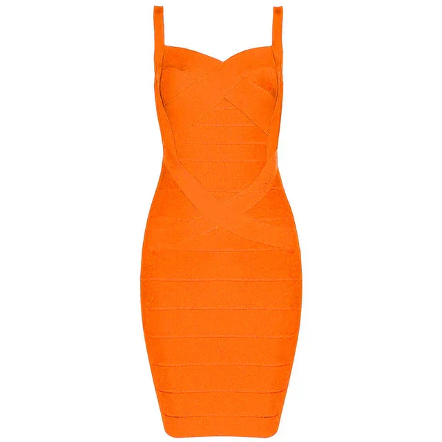 Women'S Sexy Bandage Dresses Christmas Autumn Sleeveless Spaghetti Belt Stretching Fitness Club Party Dress Mini Bodyconvestodos - Image 8