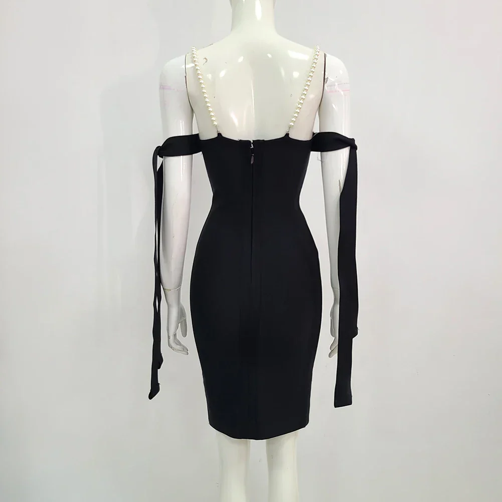 Women's Summer Style Ladies HL Bandage Dress Strap Fashion Sexy Bodycon Mini Dress Evening Party Dress Vestido - Image 6